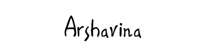 Arshavina Font