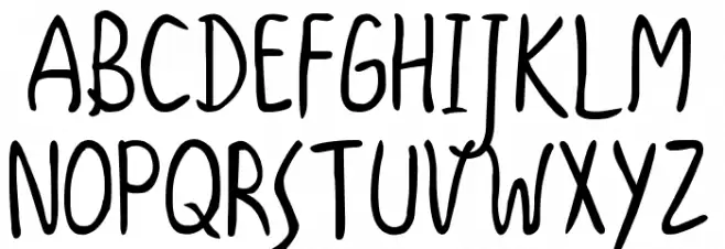 Arshavina Font UPPERCASE