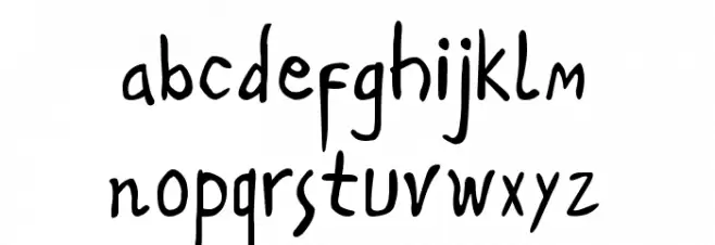 Arshavina Font LOWERCASE