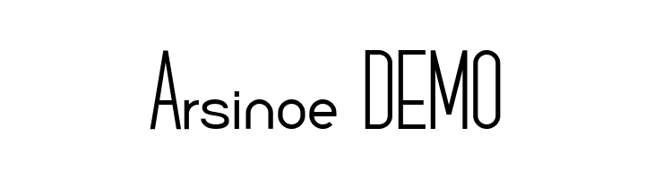 Arsinoe DEMO  नि: शुल्क फ़ॉन्ट्स डाउनलोड