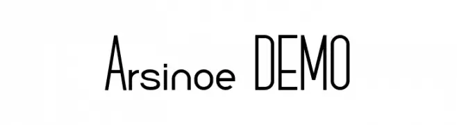 Arsinoe DEMO  baixar fontes gratis