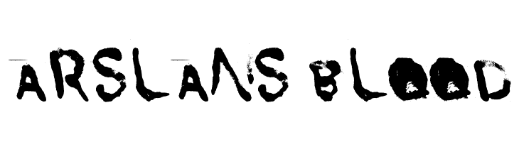 Arslans Blood Font