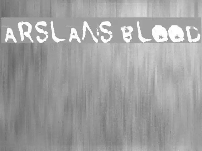 Arslans Blood Example 1
