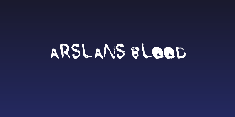 Arslans Blood Social Header