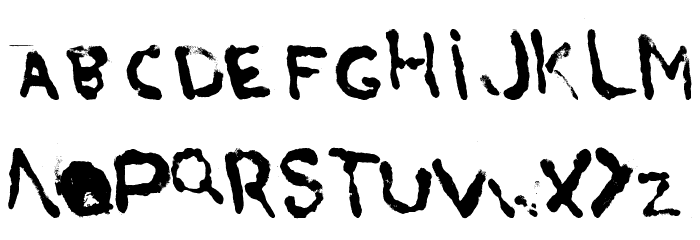 Arslans Blood Font LOWERCASE