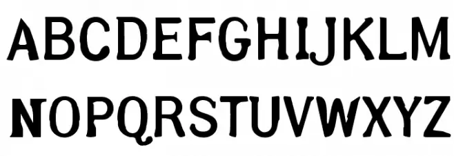 Arsle Gothic Polices MAJUSCULES