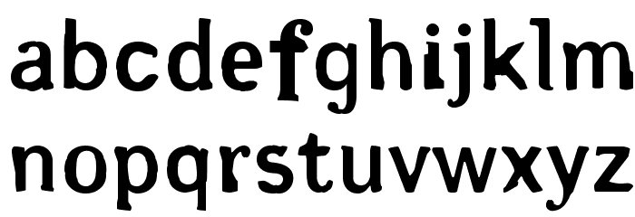 Arsle Gothic Font LOWERCASE