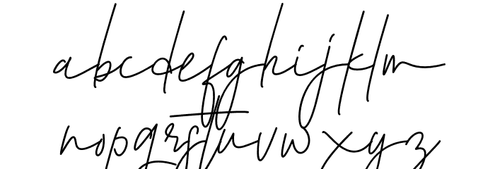 Arslina Font LOWERCASE