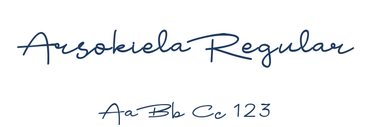 Arsokiela Regular Font Preview