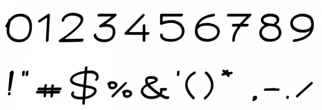 Arsokiela Regular Fonte OUTROS PERSONAGENS