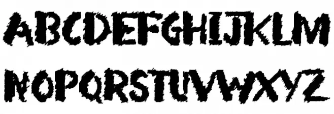 Arsonist Font UPPERCASE