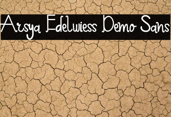 Arsya Edelwiess Demo Sans Example 2