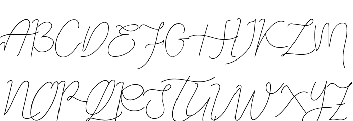 Arsya Edelwiess Demo Script Font OTHER CHARS