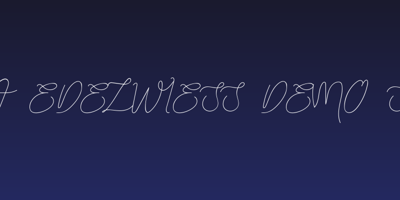 Arsya Edelwiess Demo Script Social Header