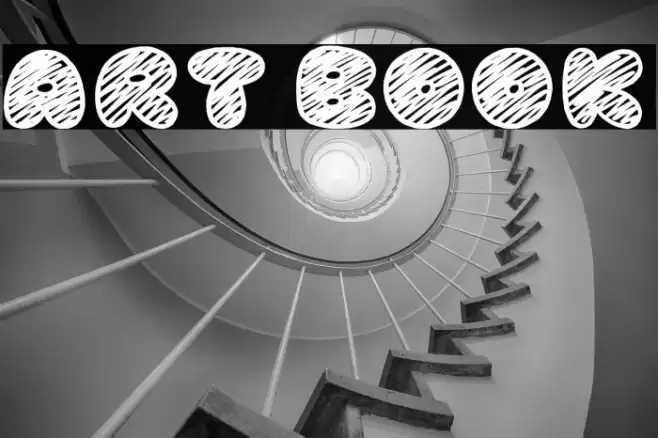 Art Book Font examples