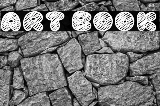 Art Book Font examples
