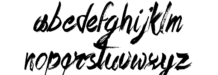 Art Brewery Font LOWERCASE