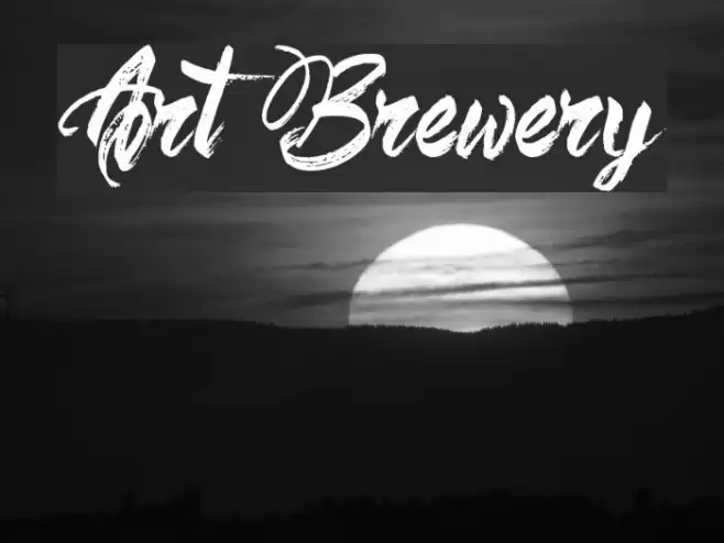 Art Brewery Font examples