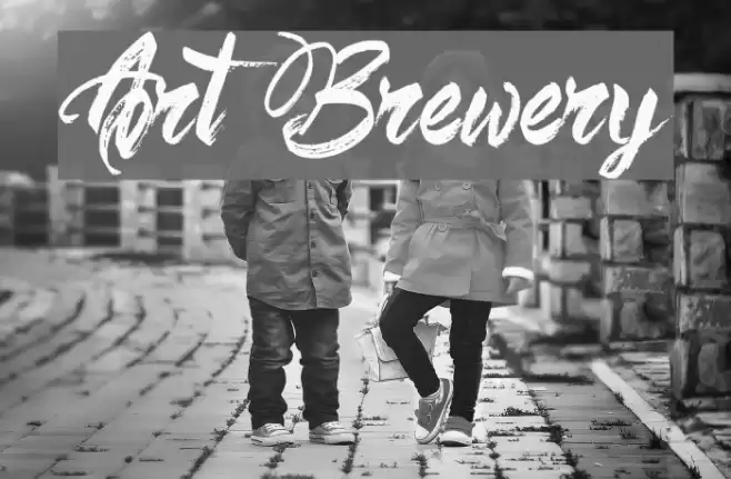 Art Brewery Font examples