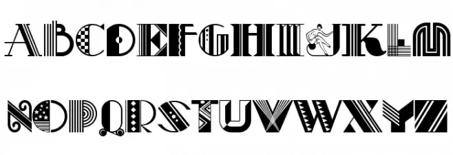 Art-Decorina Schriftart Groß