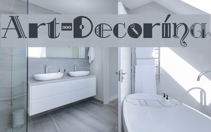 Art-Decorina Font examples