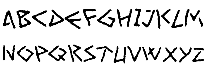 Art Greco Font LOWERCASE