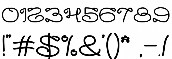 Art HEART Bold Font OTHER CHARS