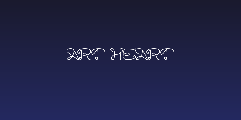 Art HEART Social Header