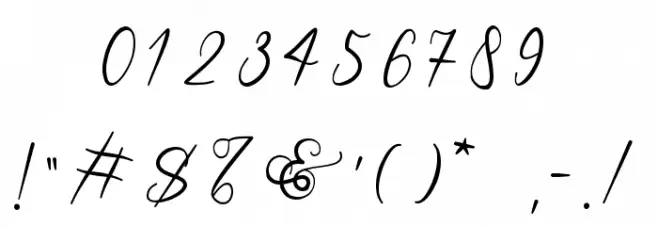 Art Maria Font OTHER CHARS