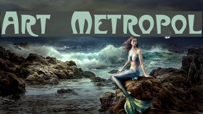 Art-Metropol Font examples