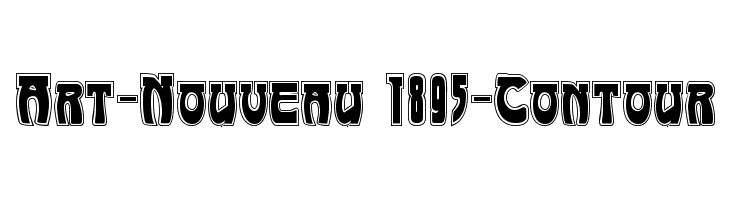 Art-Nouveau 1895-Contour  لخطوط تنزيل
