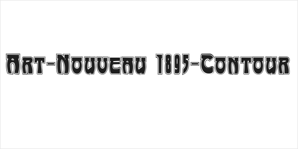 Art-Nouveau 1895-Contour Logo