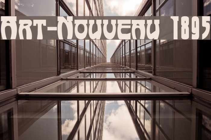 Art-Nouveau 1895 Font examples