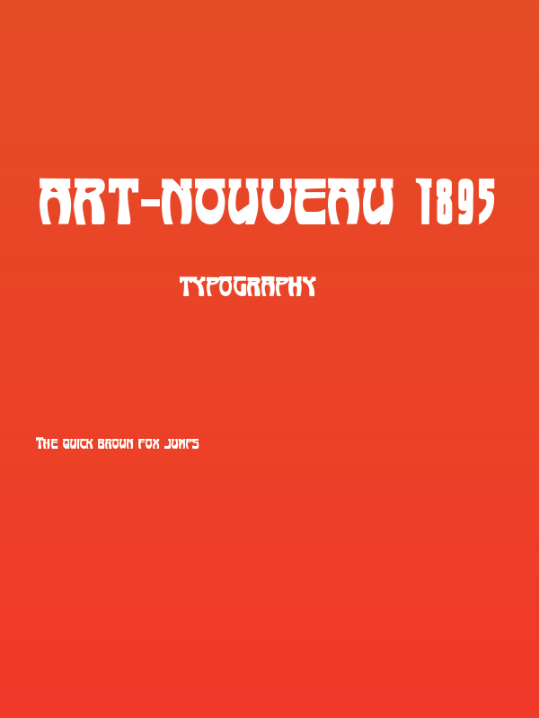 Art-Nouveau 1895 Poster