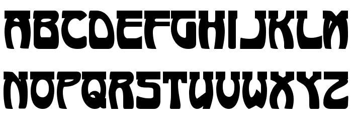 Art-Nouveau 1895 Font LOWERCASE
