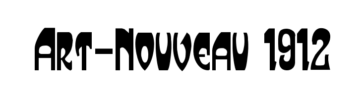 Art-Nouveau 1912  Descarca Fonturi Gratis