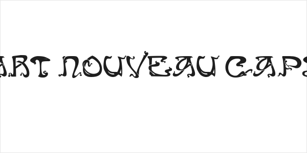 Art Nouveau Caps Logo