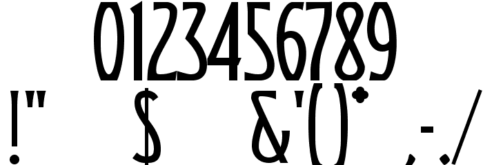 Art-Nouveau Initial Font OTHER CHARS