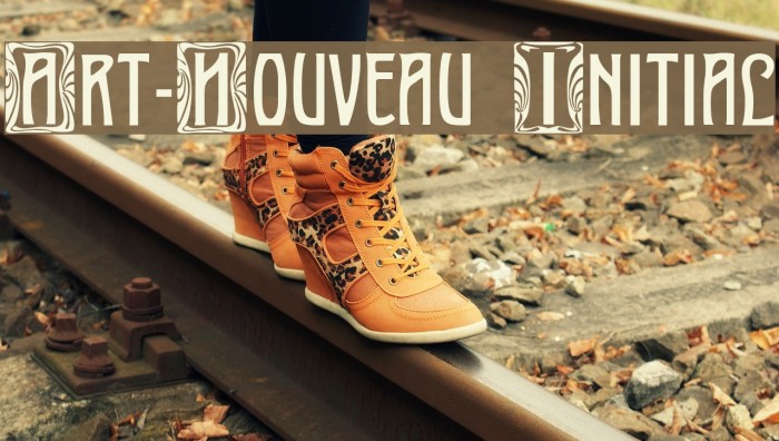 Art-Nouveau Initial Font examples