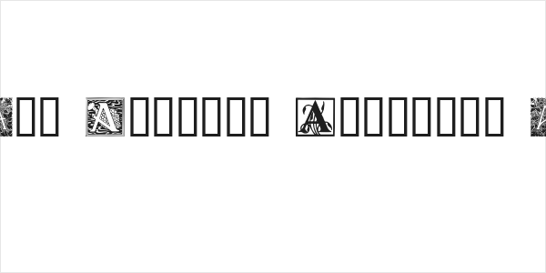 Art Nouveau Initials A Logo