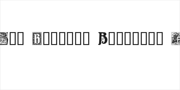 Art Nouveau Initials B Logo