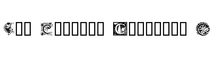 Art Nouveau Initials C  नि: शुल्क फ़ॉन्ट्स डाउनलोड