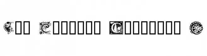 Art Nouveau Initials C  Frei Schriftart Herunterladen