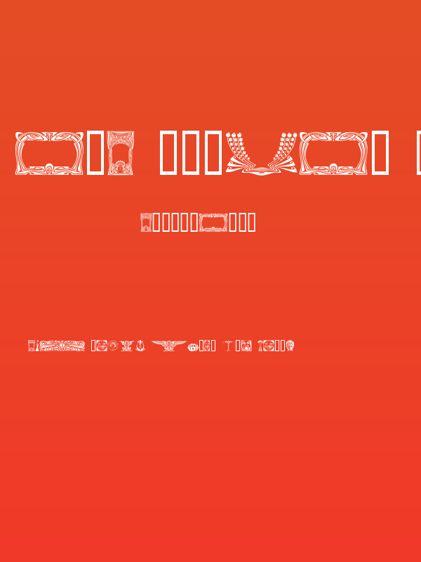 Art Noveau Headers Poster