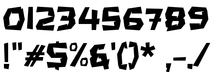 Art Paper Font OTHER CHARS