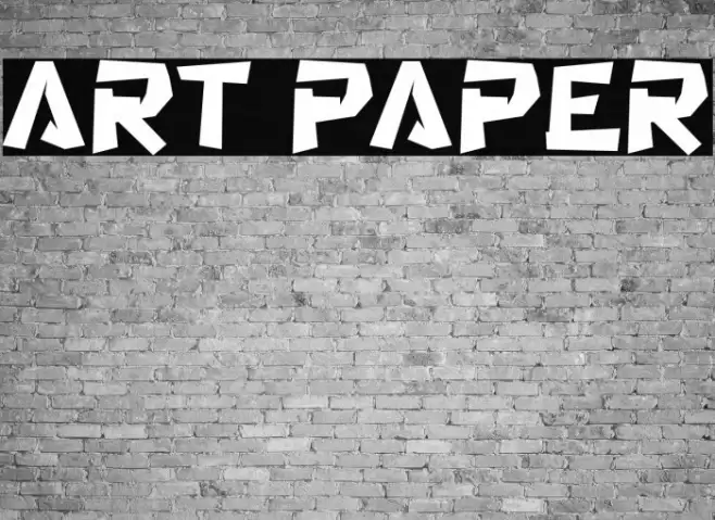 Art Paper Caratteri examples