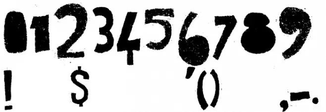 Art Post black Font OTHER CHARS