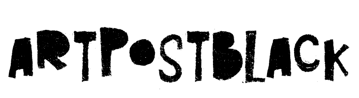 Art Post black  font caratteri gratis
