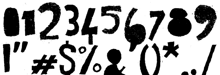 Art Post black Font OTHER CHARS