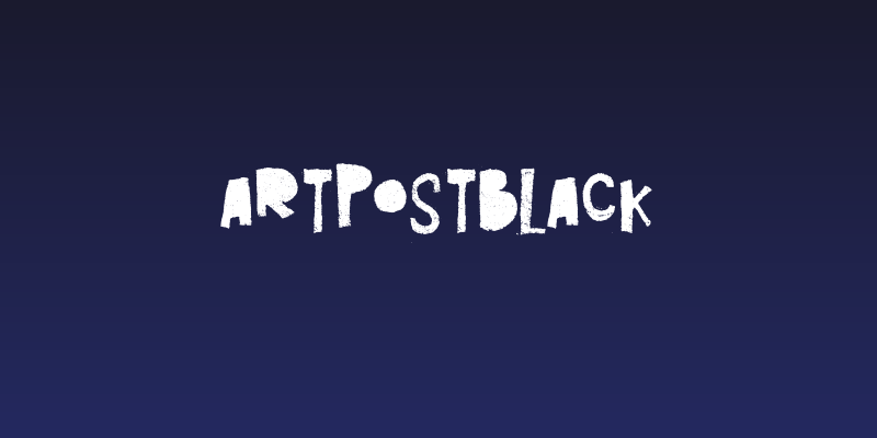 Art Post black Social Header
